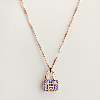 Hermes constance deals necklace white gold